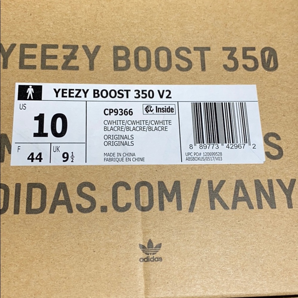 🔴SOLD🔴 Adidas Yeezy 350 Boost Triple White sz 10 - Picture 9 of 9